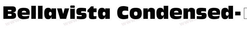 Bellavista Condensed字体转换